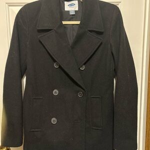 Old Navy Women's Charcoal Peacoat